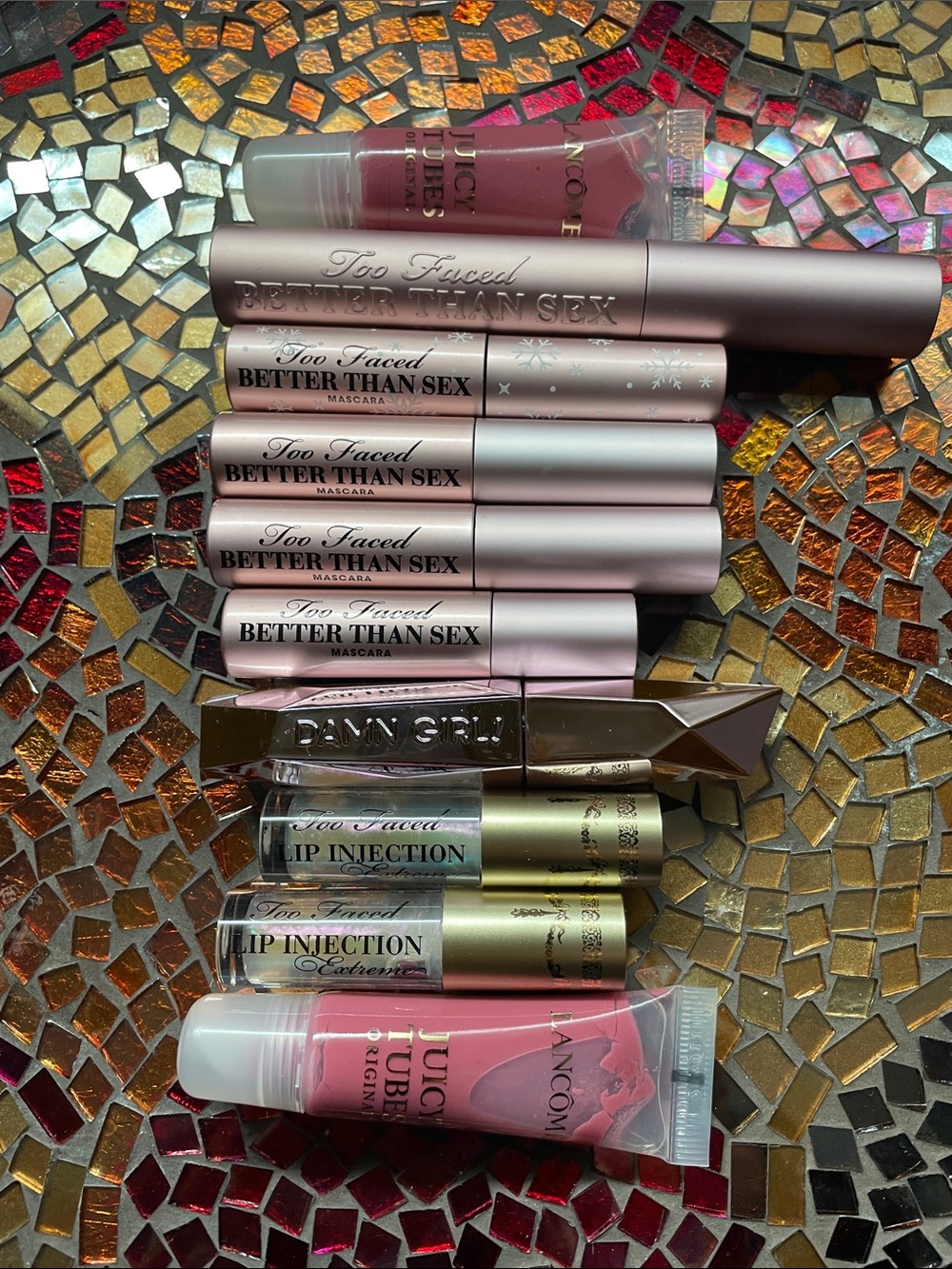NEW Too Faced Better Than Sex Mascara & Lip Injection and Lancôme Juicy Lips